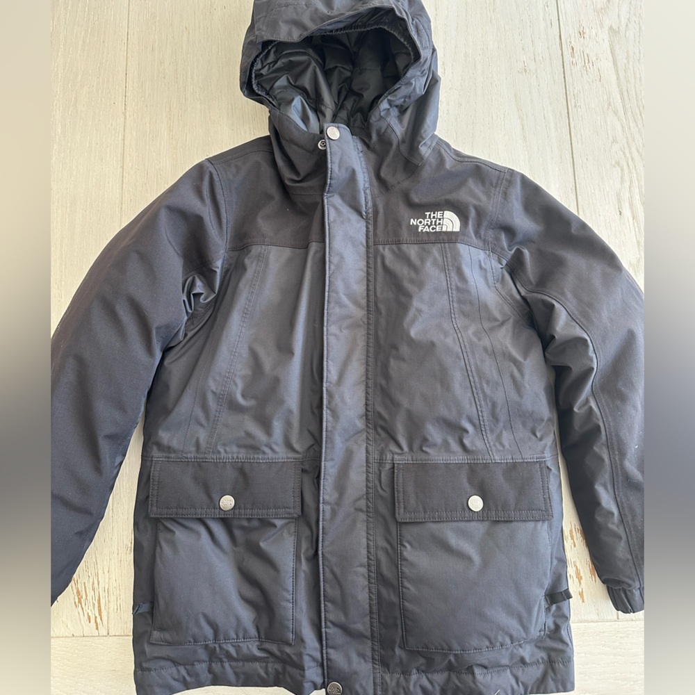 The North Face Youth Black Down Parka